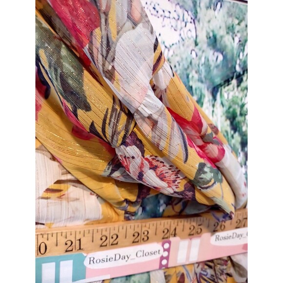 INC Maxi Dress Size 2X Fall Floral Peasant Boho Cottagecore New with Tag - Picture 8 of 12